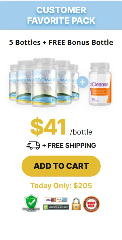 Abdomax 5 bottle 